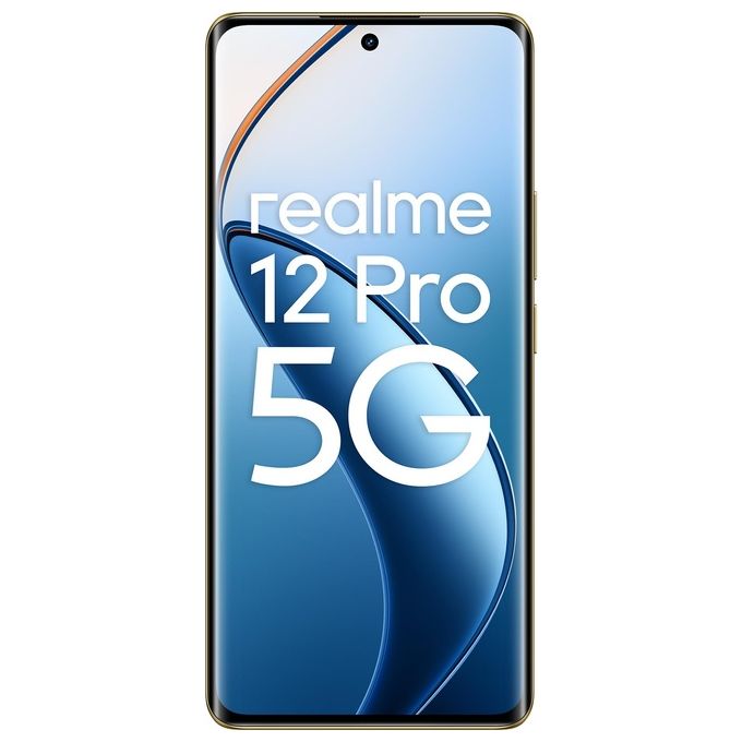 Realme 12 PRO Smartphone 5G Dual SIM 6.7'' OLED 120Hz Snapdragon 6 Gen 1 12GB 256GB Tripla Camera 50MP Batteria 5000mAh colore Blu Submariner
