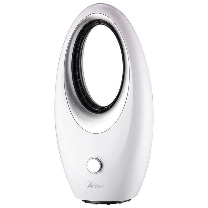 Ardes AR5BL1M Muna Ventilatore Senza Pale 50 W 3 Velocita' Flusso 912 m³-h Oscillante colore Bianco