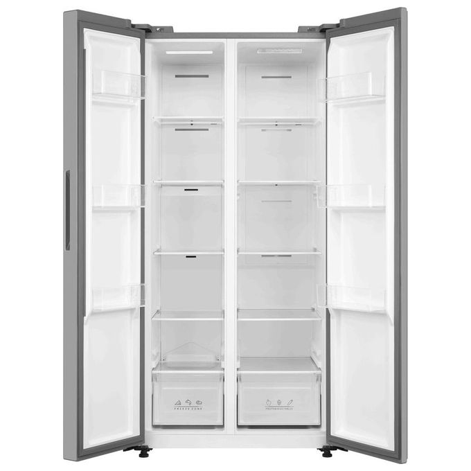 Comfee RCS609IX2 Frigorifero Side by Side 460 L 177,5 cm Classe E 41 dB No Frost Inverter (177x83x63 cm) colore Inox