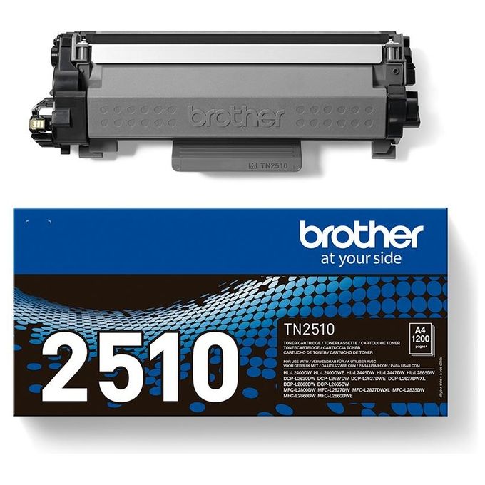 Brother TN2510 Toner Originale 1200 pagine colore Nero