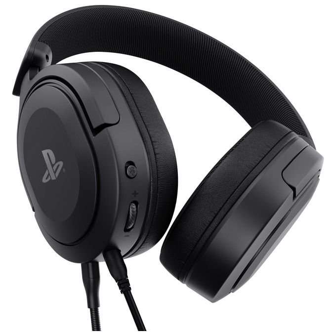 Trust 24715 GXT 498 Forta Cuffie Gaming Over-Ear PS5 PS4 Driver 50mm Microfono Staccabile Jack 3.5mm colore Nero