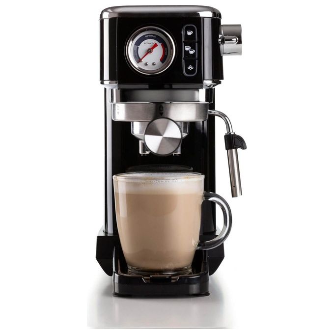 Ariete 1381 Moderna Macchina da caffe' Manuale 1,1 L 15 bar 1300 W Manometro Cialde ESE Cappuccino colore Nero