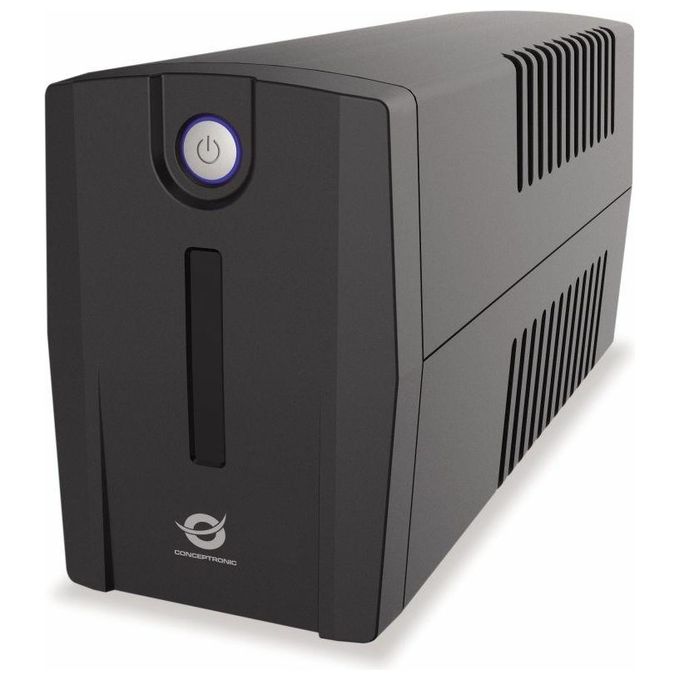 Conceptronic ZEUS07E Gruppo di Continuita' A Linea Interattiva 1 kVA 600 W 4 Prese AC USB Ethernet Nero