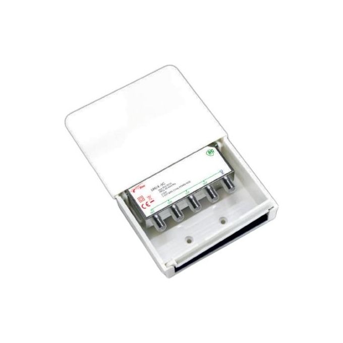 Gbs Elettronica Derivatore da Palo Dpe-4-5g 4 Uscite 4 Discese Attacco F con Filtro 5G