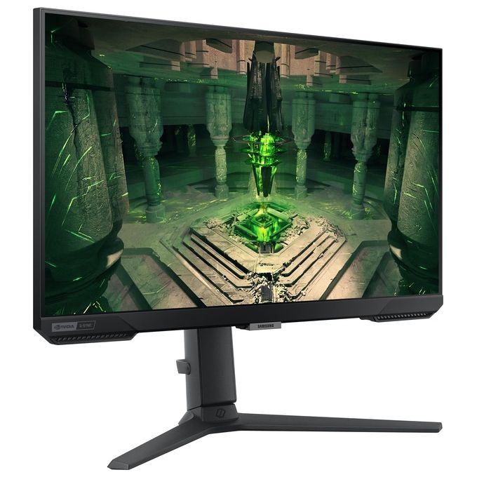 Samsung S25BG400 Odyssey G4 Monitor Gaming 25'' Full HD IPS 240 Hz 1 ms FreeSync G-Sync Flicker Free HAS Pivot colore Nero