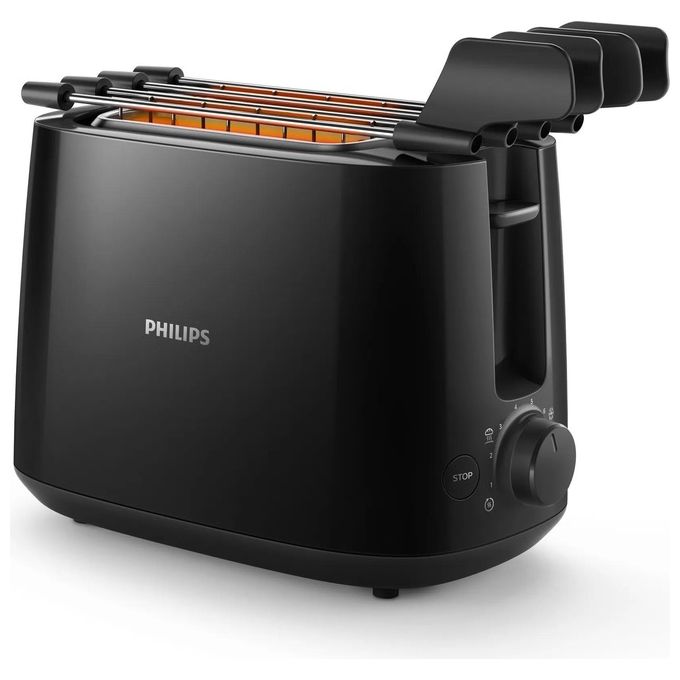 Philips HD2583-90 Daily Collection Tostapane con Pinza per Sandwich 600W Nero