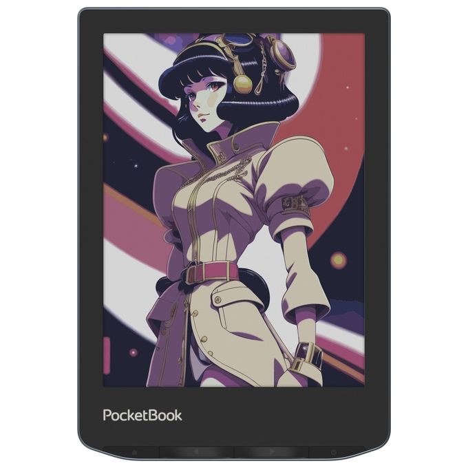 PocketBook PB634K3-1-WW Verse Pro Color Lettore eBook 6'' E Ink Kaleido 3 16 GB Wi-Fi Bluetooth 5.4 IPX8 colore Stormy Sea