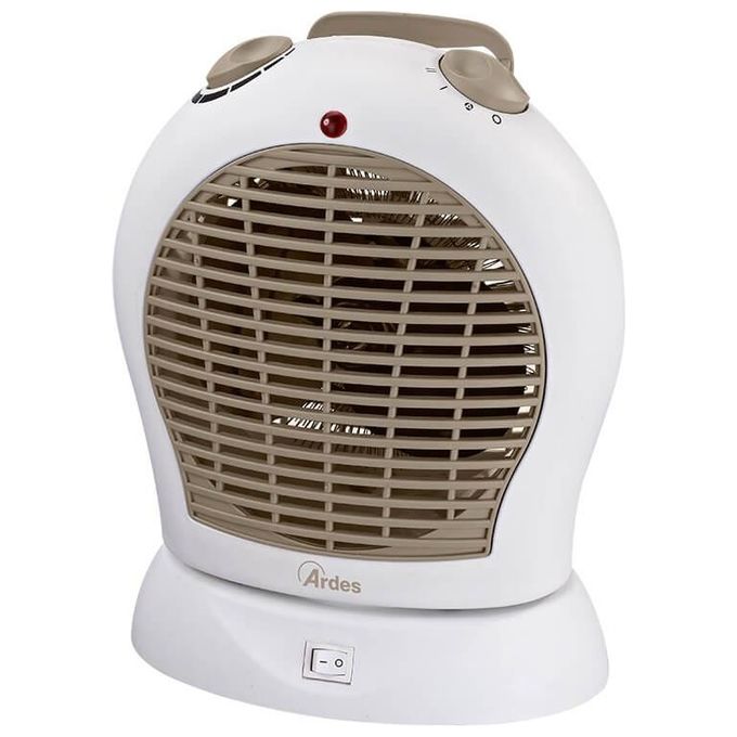 ARDES AR4F03OS Termoventilatore Scaldabagno con Potenza 2000 Watt e funzione Oscillante colore Beige