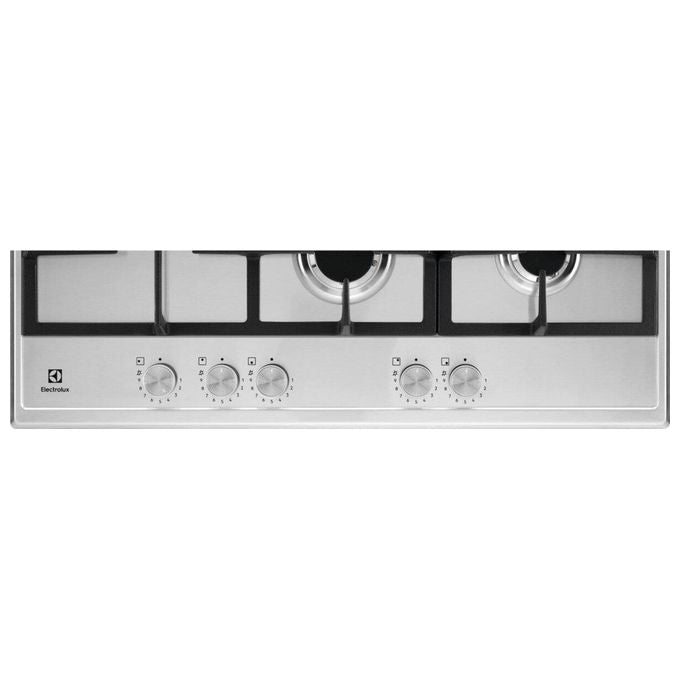 Electrolux KGS7566S2X Serie 600 Piano cottura a gas 75 cm 5 fuochi SpeedBurner StepPower Slim Line colore Inox