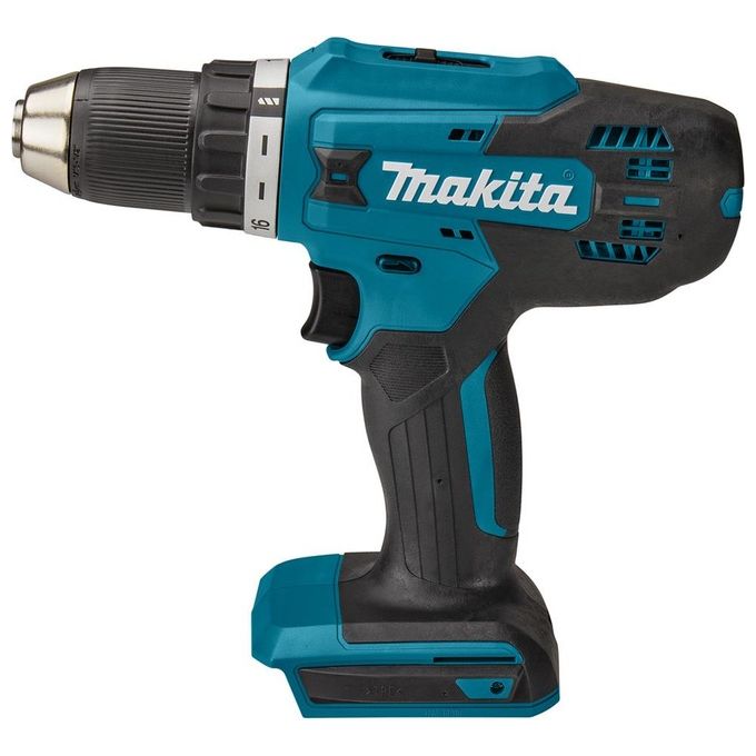 Makita DF488DWE Trapano Avvitatore 18 V 2 Velocita' 16 Regolazioni Coppia Mandrino 13 mm Batterie 1,5 Ah 2 Pezzi colore Nero Verde