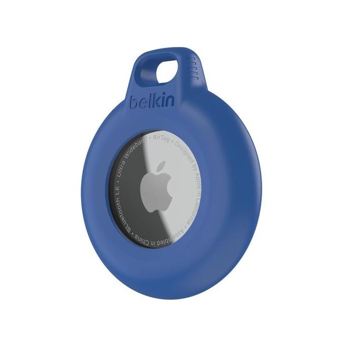 Belkin Supporto Impermeabile per Apple Airtag con Portachiavi Blue