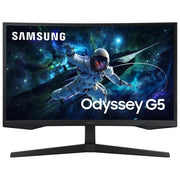 Samsung LS27CG554EUXEN Odyssey G5 Monitor Gaming Curvo 27'' QHD 2560x1440 VA 165Hz 1ms HDR10 AMD FreeSync colore Nero