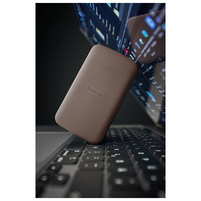 Intenso 3827470 TX500 SSD Esterno 2 TB USB Tipo C 3.2 Gen 2 Velocita' Lettura 1000 MB-s colore Marrone