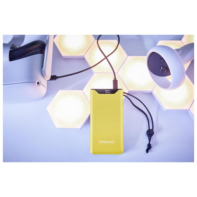 Intenso Powerbank F10000 Giallo 10000 mAh con USB-C a Tipo C