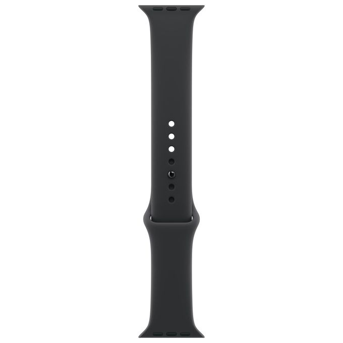 Apple MXLJ3ZM-A Cinturino Sport per Apple Watch Fluoroelastomero Nero 42 mm S-M colore Nero