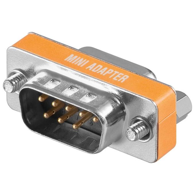 Link Selected Mini Adattatore Null Modem 9 Poli Maschio-Femmina