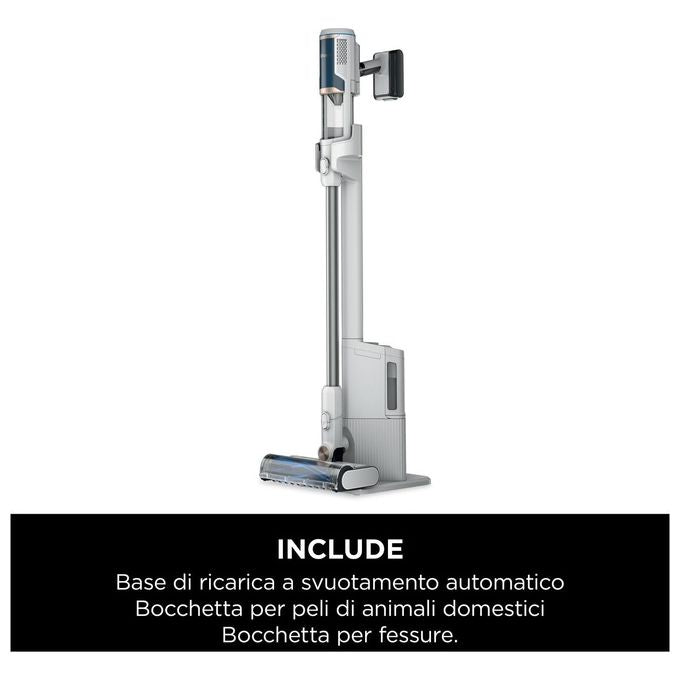 Shark BU3521EU Floor Detect Aspirapolvere a Bastone 2 in 1 Ciclonico Senza Sacchetto 240W 40 min 84 dB colore Blu Bianco