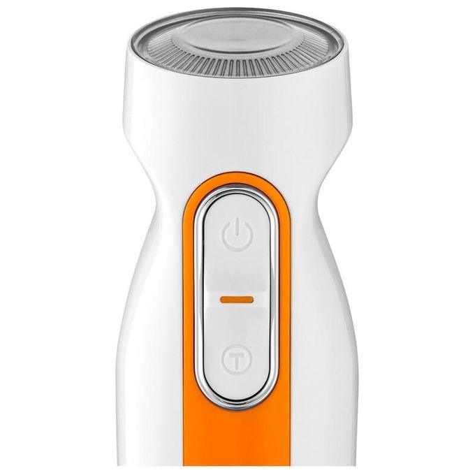 Sencor SHB_4260WH-EUE3 Frullatore ad immersione 600 W con bicchiere 700 ml e tritatutto 500 ml colore Arancione Bianco