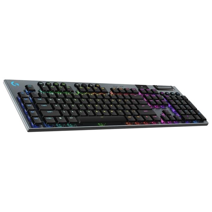 Logitech G 920-012679 G915 X Tastiera Gaming Wireless Meccanica Tripla Connettivita' USB RF Wireless Bluetooth Retroilluminazione LED RGB QWERTY Italiano colore Nero