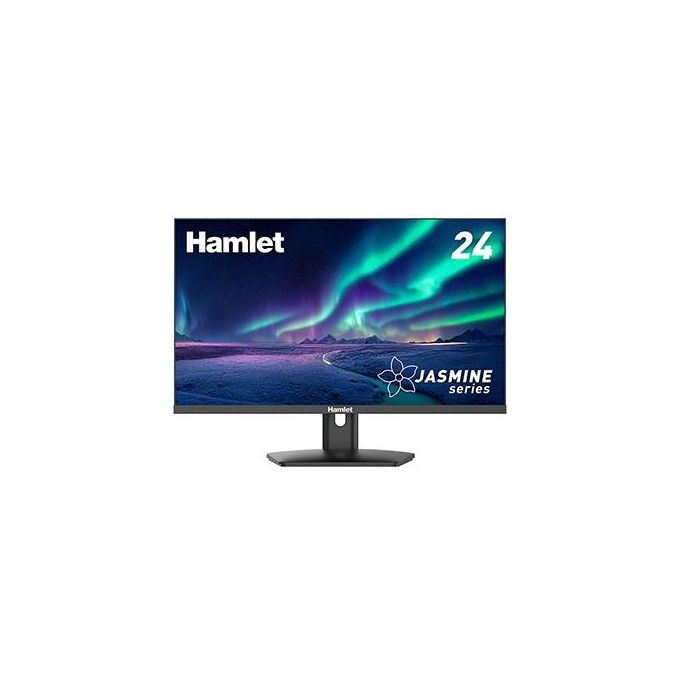 Hamlet HM24JF-V Jasmine Monitor PC 23,8'' FHD IPS 100Hz HDMI VGA Altoparlanti Integrati colore Nero