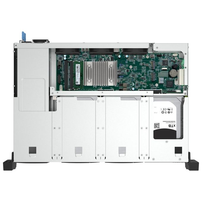 QNAP TS-855EU-RP-8G TS-855EU-RP NAS Rack 2U Intel Atom C5125 8 Core 2.8 GHz 8 GB DDR4 SO-DIMM espandibile fino a 64 GB 8 alloggiamenti HDD SSD M.2 2.5GbE RAID 0 1 5 6 10 50 60 alimentazione ridondante QuTS hero colore Nero