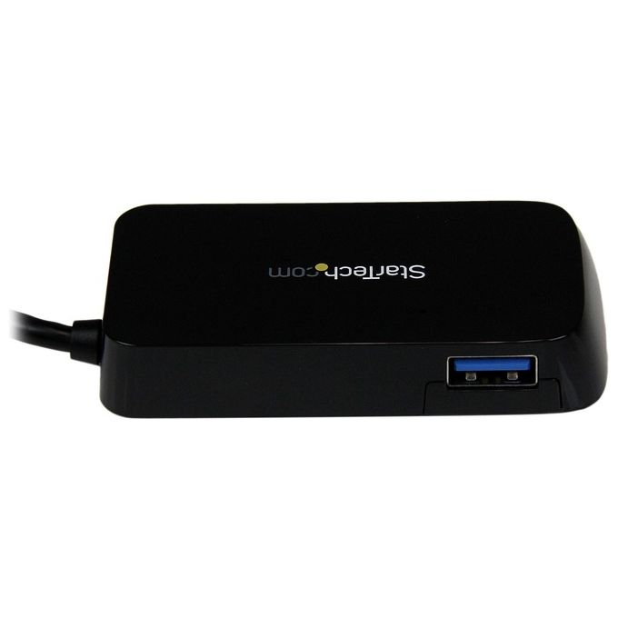 StarTech Hub Mini USB 3.0 SuperSpeed a 4 porte portatile - Nero