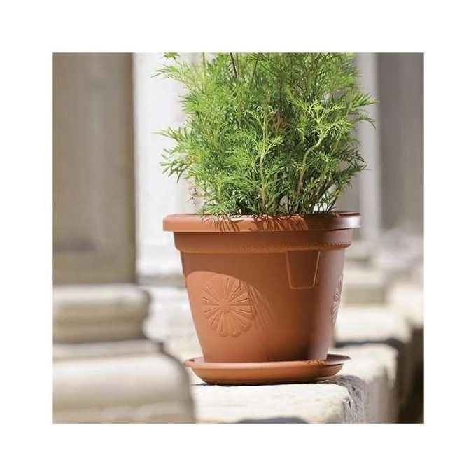 Stefanplast Sottovaso in Plastica Med Tondo Coccio 66
