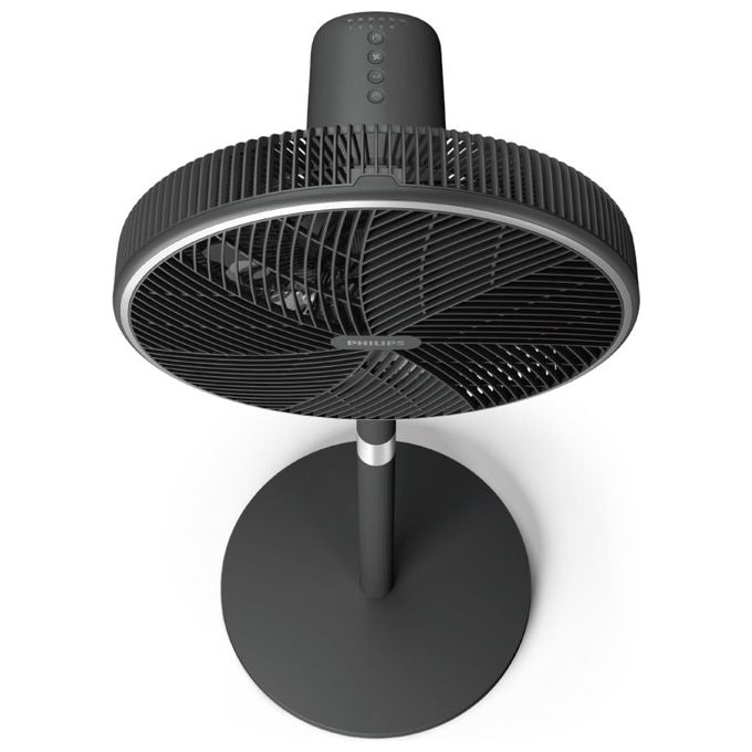Philips CX3550-01 Serie 3000 Ventilatore a Piantana 40 cm 7 Pale 2562 m³-h 19 dB 3 Velocita' Timer Wi-Fi colore Grafite