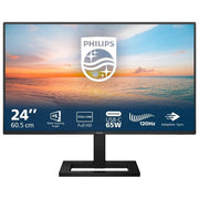 Philips 24E1N1300AE Serie 1000 Monitor PC 23.8'' Full HD IPS 100Hz USB-C 65W Hub USB Altoparlanti Regolabile in Altezza colore Nero