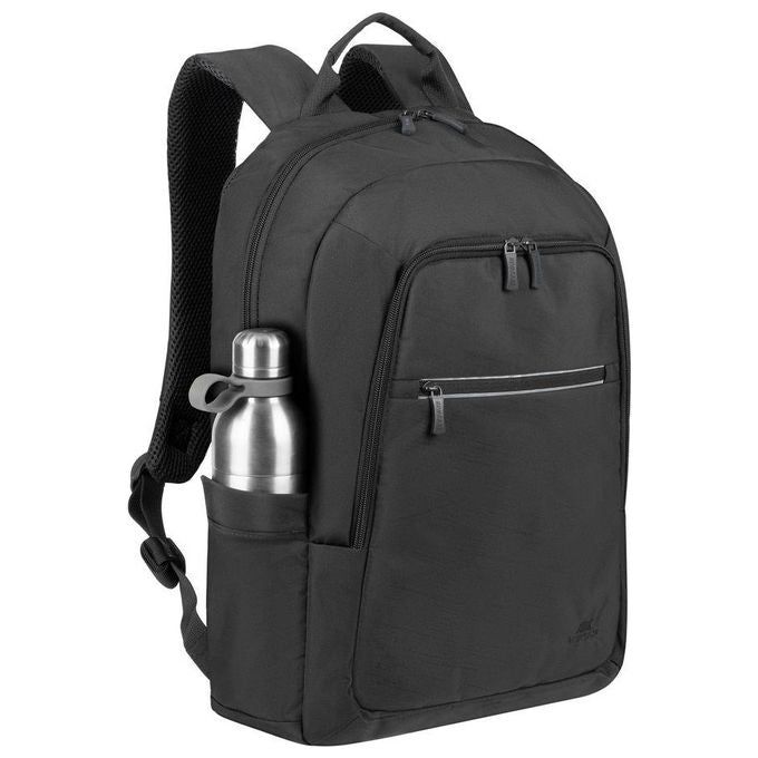 Rivacase 7561 BLACK ECO Zaino per Notebook 15,6-16'' Poliestere RPET Riciclato Resistente all'Acqua colore Nero