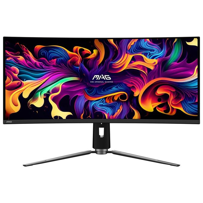 MSI MAG 341CQP QD-OLED Monitor Gaming 34'' UltraWide QHD 3440x1440 QD-OLED 175Hz 0,03ms HDR400 1800R colore Nero