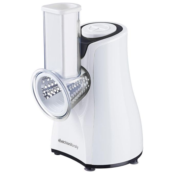 Melchioni 118420212 Taz Grattugia Elettrica 5 Lame Intercambiabili 200 W colore Bianco