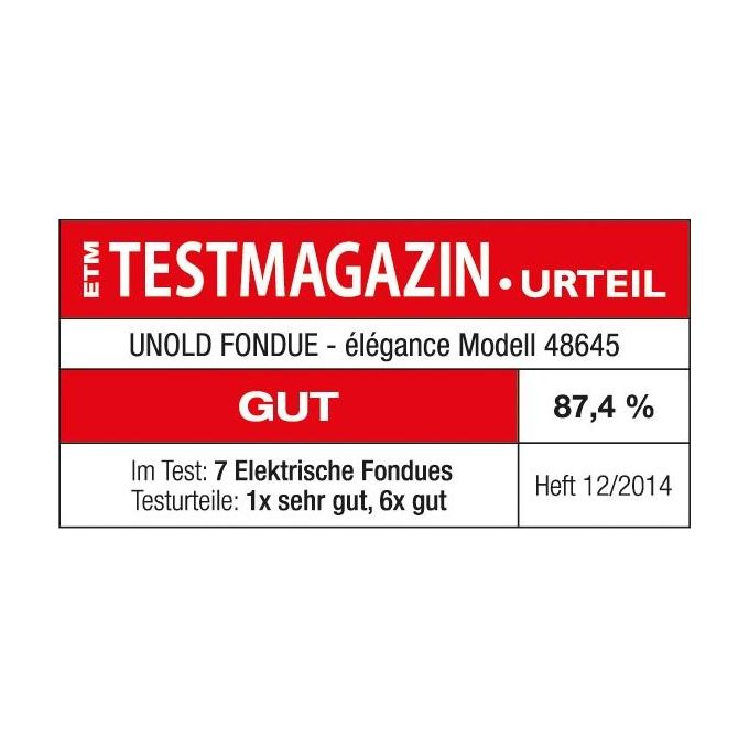 Unold Fondue 48645 Elegance Elettrico 8 Persone