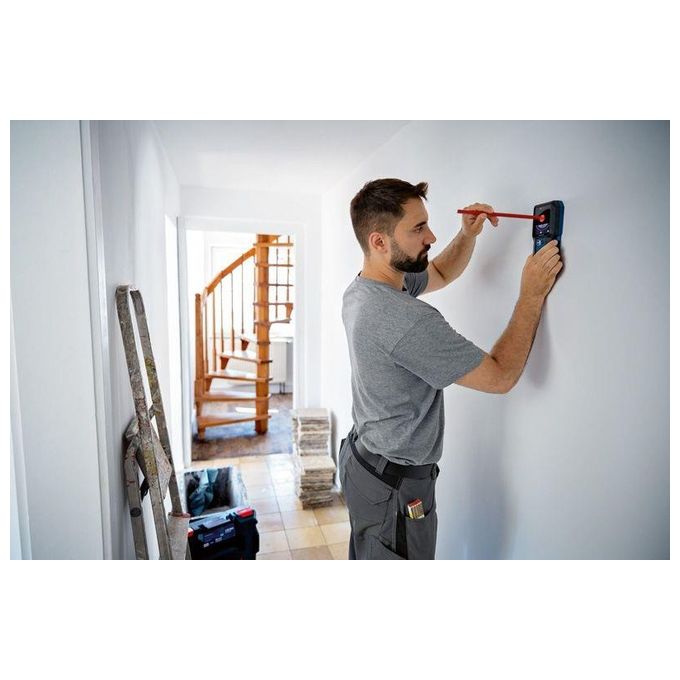 Bosch GMS 120-27 Professional Rilevatore Multimateriale metalli ferrosi non ferrosi cavi legno IP54 Li-ion colore Nero Blu