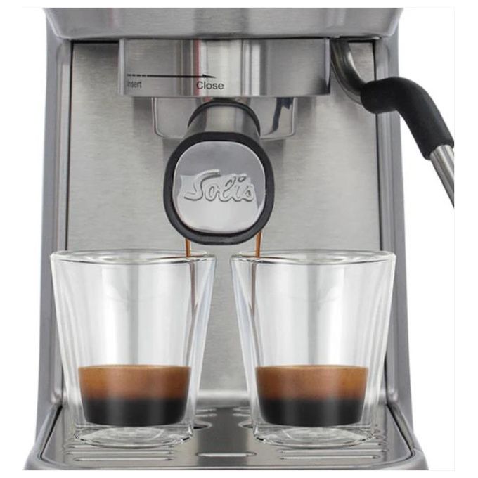 Solis TYP 1170 Barista Perfetta Plus Macchina da caffe' Semi-automatica 1,7 L 15 bar 1420 - 1700 W Funzione Vapore e Acqua Calda colore Argento