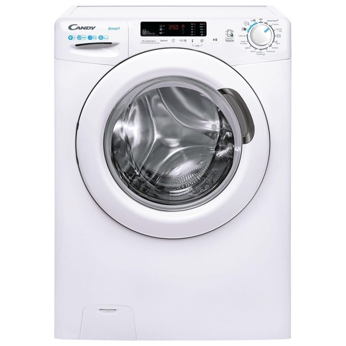 Candy CS 1292DW4-1-11 Lavatrice a Carica Frontale 9 kg 1200 rpm Classe Energetica B 16 Programmi Smart con NFC (85×60×52 cm) Colore Bianco