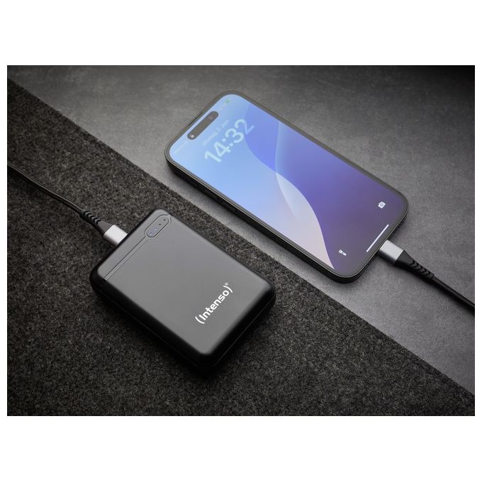 Intenso Powerbank XS 10000 Batteria Portatile Nero Polimeri Di Litio 10000mAh