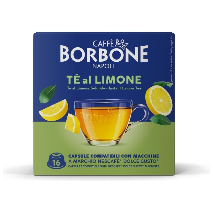 Borbone Dolce Re The Limone Sacchetto 16 Capsule Compatibili Dolce Gusto