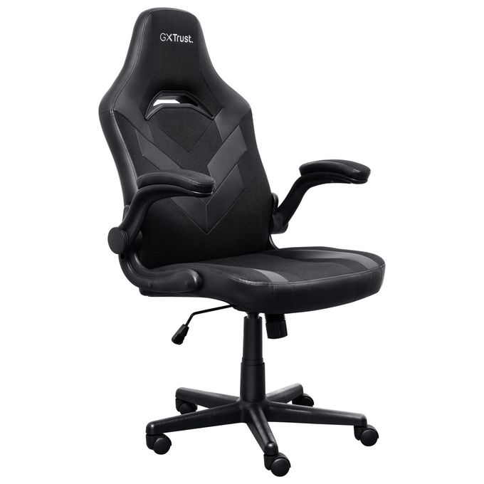 Trust 25128 GXT 703 RIYE Sedia Gaming Universale braccioli regolabili gas lift classe 4 portata 140 Kg colore Nero