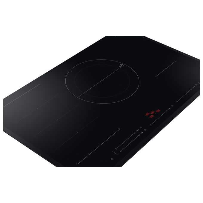 Samsung NZ84C6057KK Piano cottura induzione 80 cm 4 zone Slim Fit Flex Zone Plus 7.4 W Wi-Fi SmartThings 15 livelli colore Nero