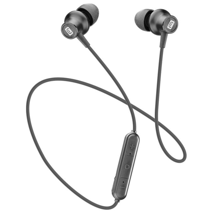 Cellularline BTGEMK GEM Auricolare Stereo Bluetooth In-ear con Microfono e Remote Control 6h colore Nero