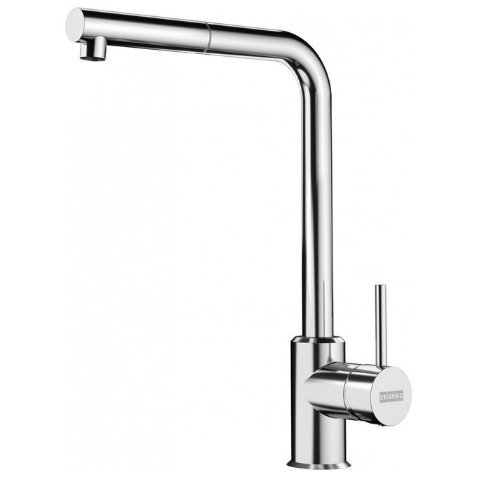 Franke 115.0668.280 Sirius Miscelatore cucina con doccetta estraibile monocomando canna girevole 360° colore Cromo