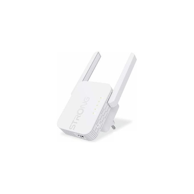 Strong Ripetitore Wifi 300S Fino a 300 Mbps Compatibile con tutti i router o modem standard 2 antenne esterne regolabili  1 porta Ethernet