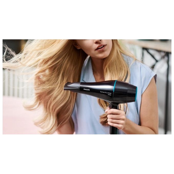 Philips BHD272-00 DryCare Pro Asciugacapelli 2100 W Motore AC ThermoProtect Ionico 6 velocita' concentratore 9 mm colore Nero
