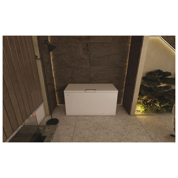 Haier HCE520E Serie 7 Congelatore a Pozzetto 508 L 89 cm Classe E 39 dB Fast Freeze Antibatterico colore Bianco