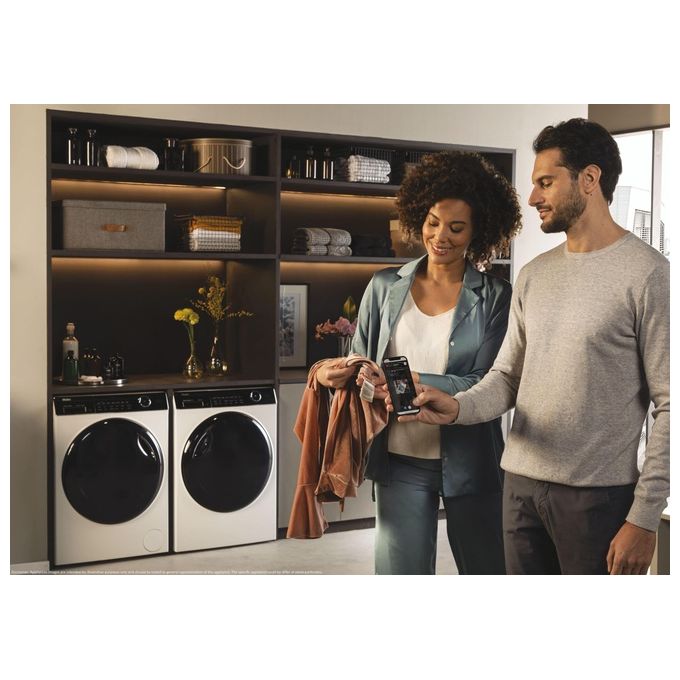 Haier I-Pro Series 5 HW70-B14959TU1 Lavatrice Caricamento Frontale Slim 7kg 1400 Giri-min Bianco