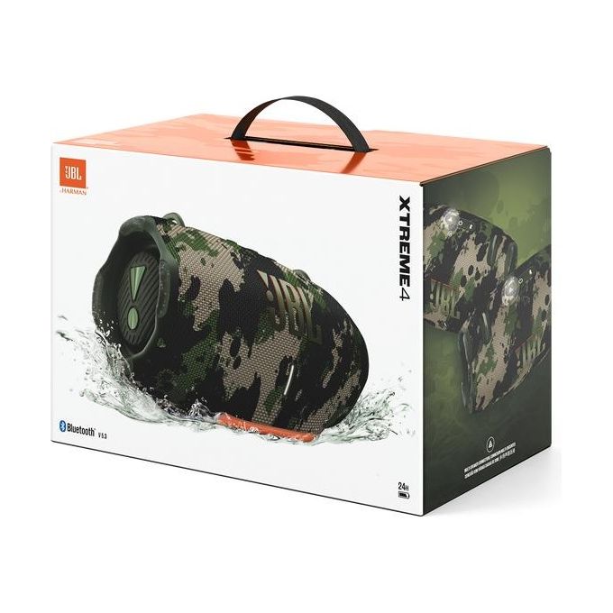 JBL JBLXTREME4CAMOEP Xtreme 4 Altoparlante Portatile Stereo Waterproof IP67 con Tracolla colore Mimetico