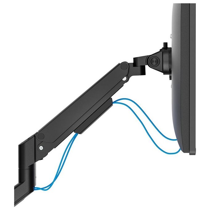 Neomounts DS70-250BL2 NEXT Slim Braccio per Monitor 2 Schermi Fino a 32'' Regolazione Molla a Gas 180° Stop colore Nero
