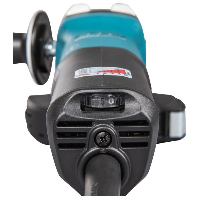 Makita GA5093X01 Smerigliatrice angolare 125 mm 1900 W Velocita' Regolabile 2800-11500 rpm Sistema SJS II Soft Start colore Nero