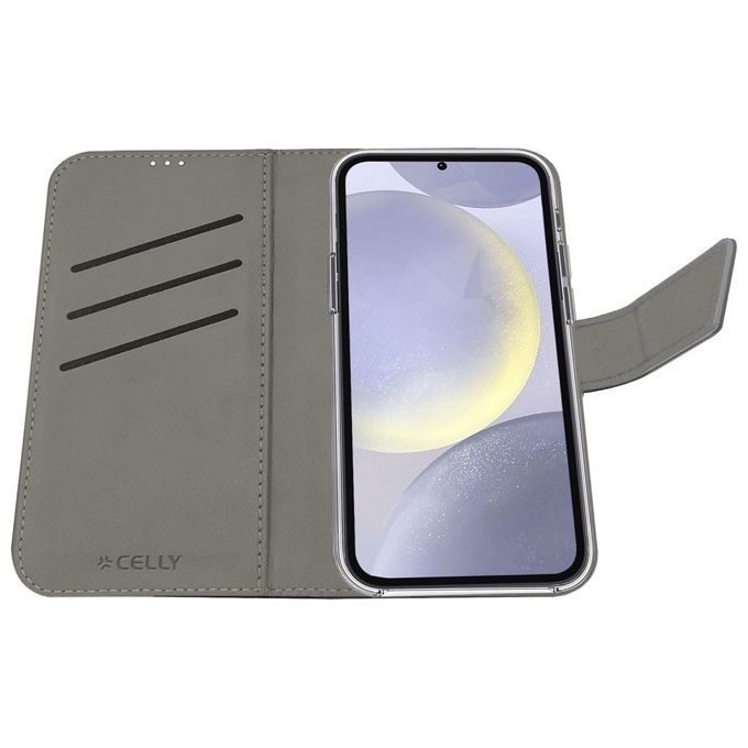 Celly Wally Case per Samsung Galaxy S24 5G Nero